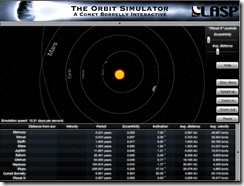 LASP Orbit Simulator Start